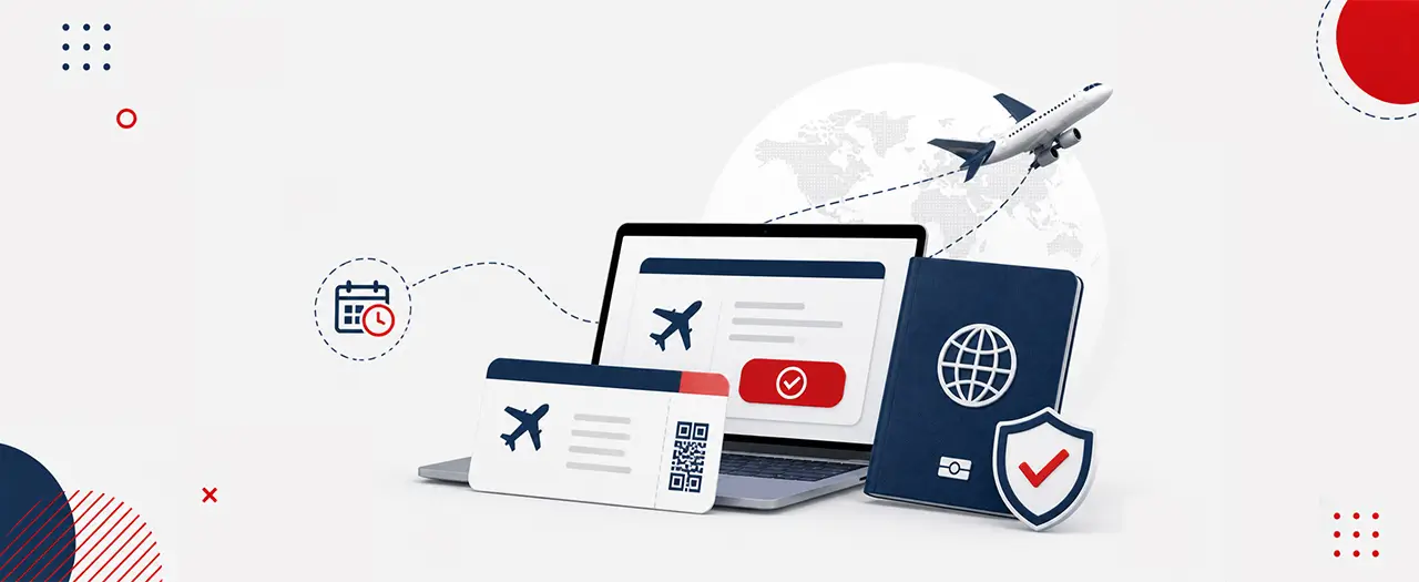 Contenu d'un document de pré réservation billet avion pour visa — itinéraire, PNR, passager